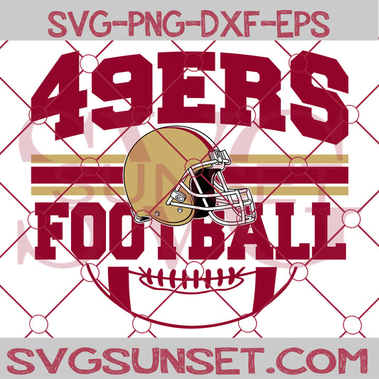 49ers Football SVG PNG, San Francisco 49ers SVG