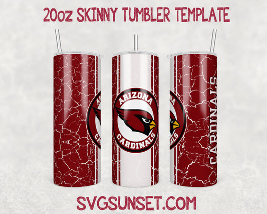 Arizona Cardinals Tumbler Wrap Designs PNG, Arizona Cardinals Tumbler Wrap