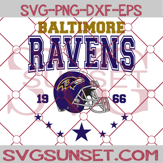 Baltimore Ravens Football Est 1996 SVG, Baltimore Ravens SVG