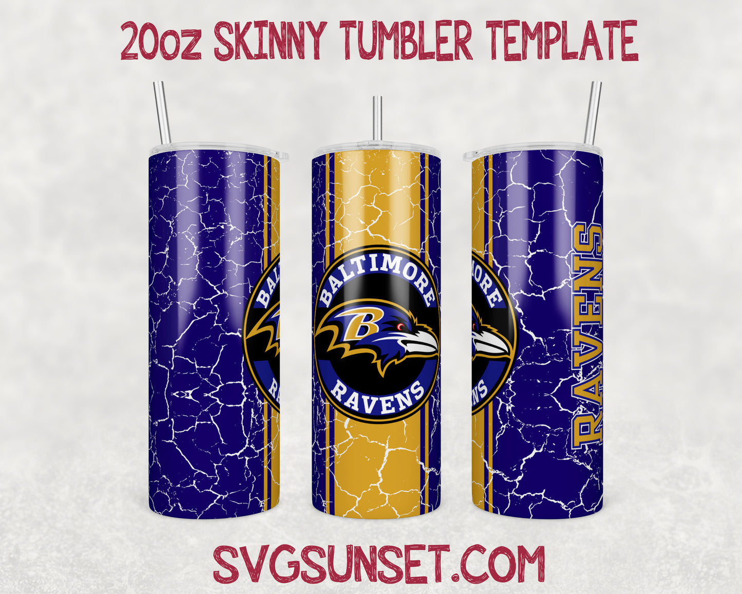 Baltimore Ravens Tumbler Wrap Designs PNG, Baltimore Ravens Tumbler Wrap