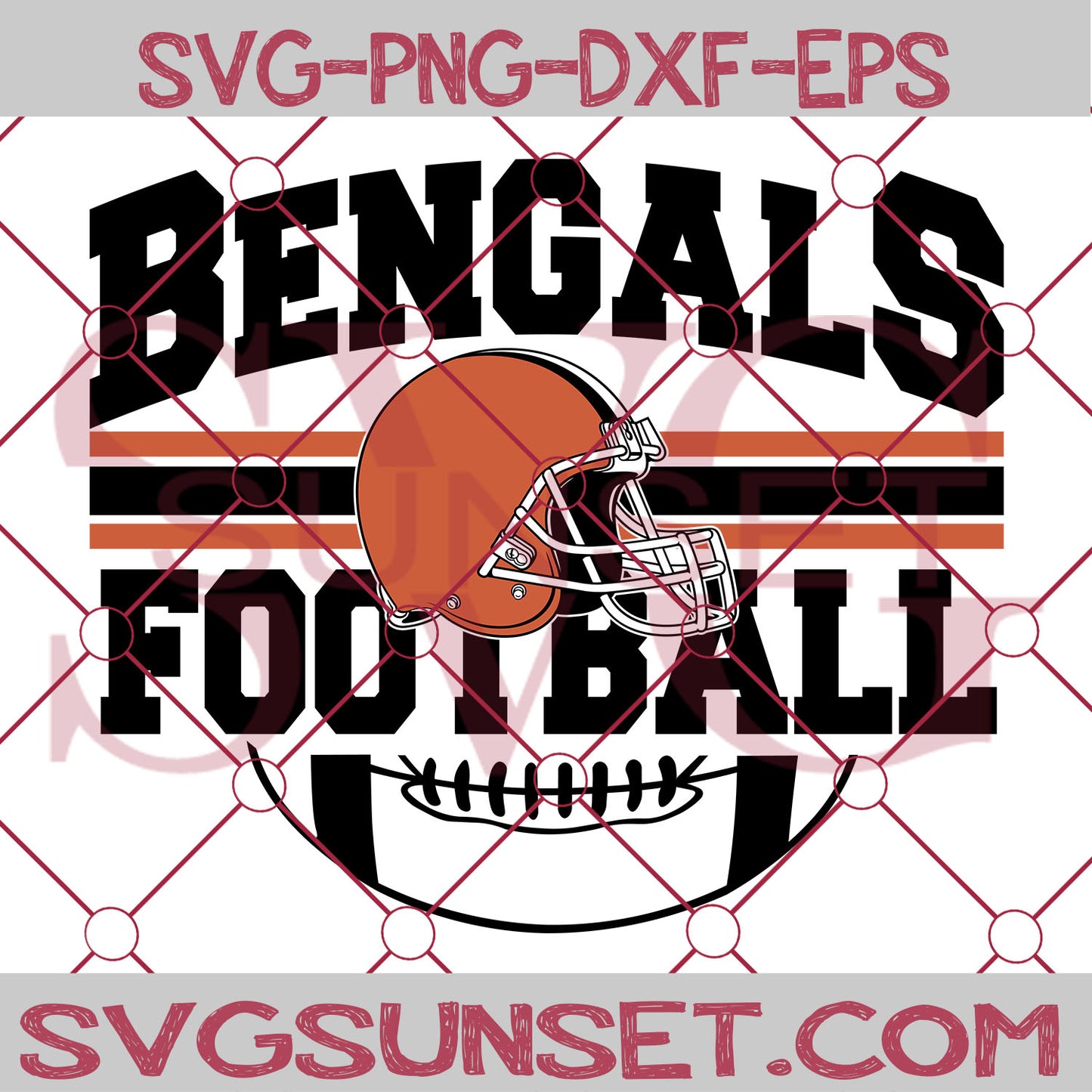 Bengals Football SVG PNG, Cincinnati Bengals SVG