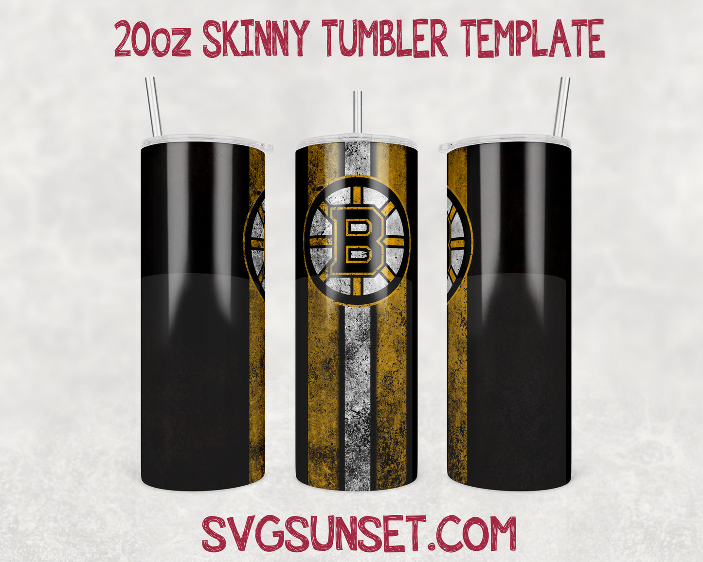 Boston Bruins Grunge Tumbler Wrap PNG,Boston Bruins Tumbler Wrap