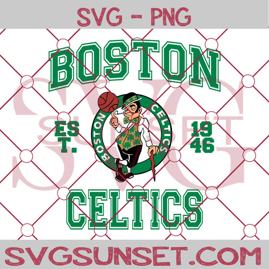 Boston Celtics est. 1946 SVG PNG, Boston Celtics SVG