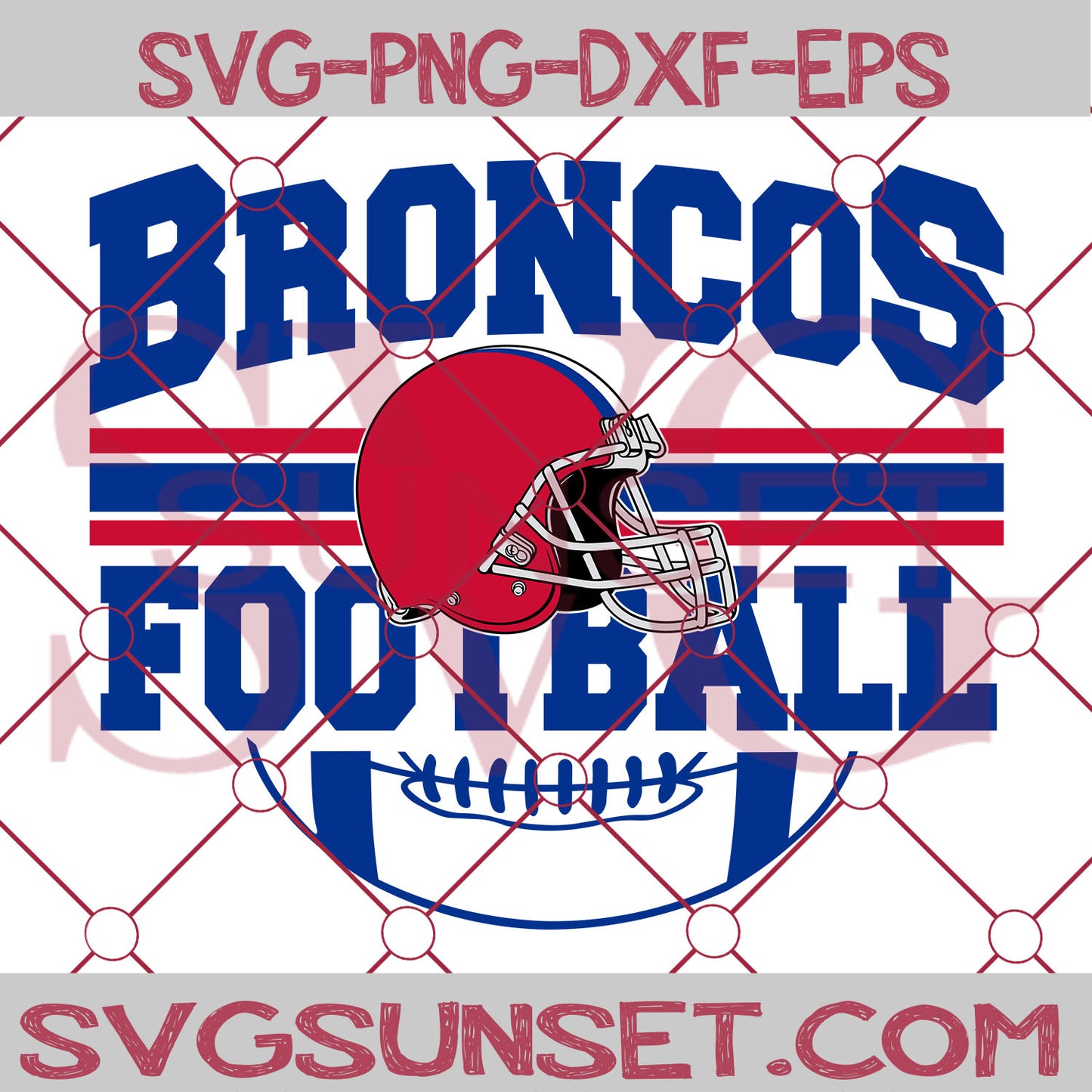 Broncos Football SVG PNG, Denver Broncos SVG