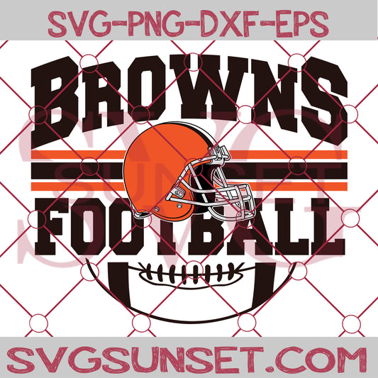 Browns Football SVG PNG, Cleveland Browns SVG