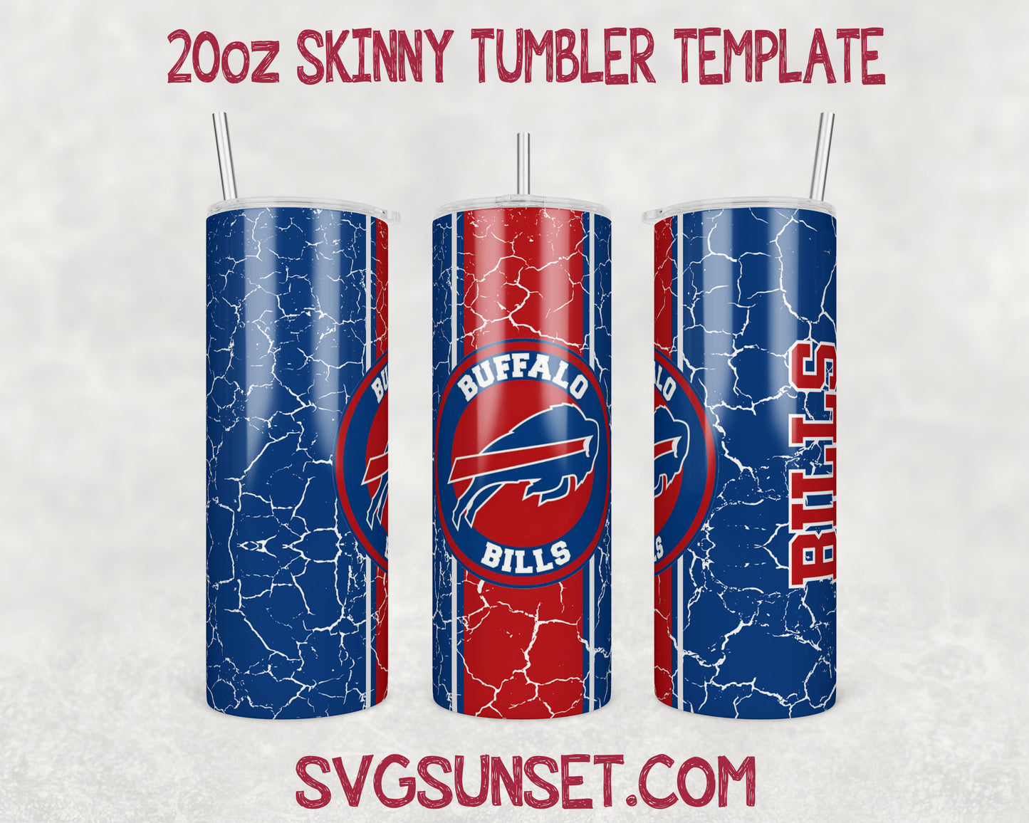 Buffalo Bills Tumbler Wrap Designs PNG, Buffalo Bills Tumbler Wrap