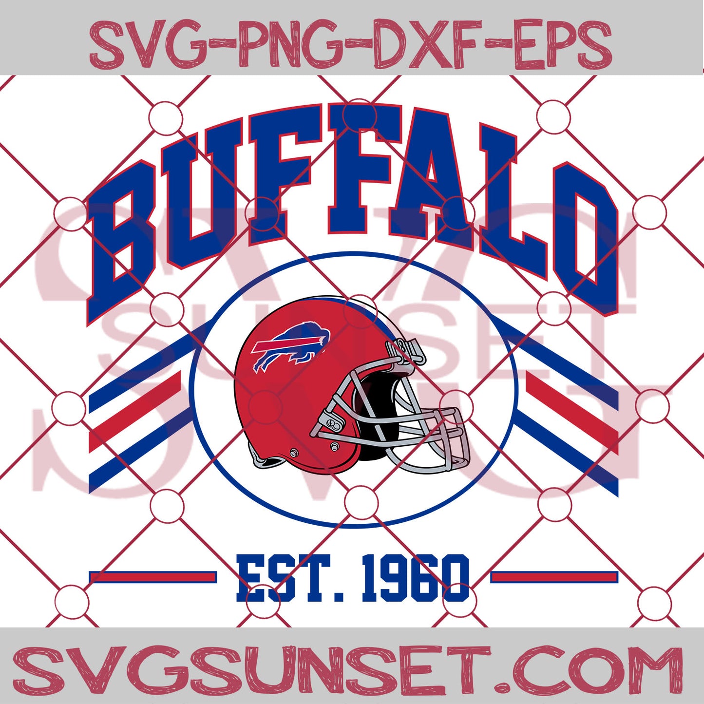 Buffalo Bills est 1960 SVG PNG, Buffalo Bills SVG