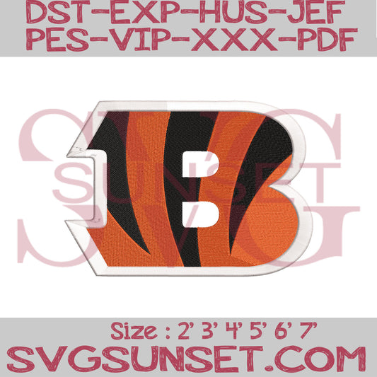 Cincinnati Bengals Embroidery Designs, Bengals Embroidery Designs