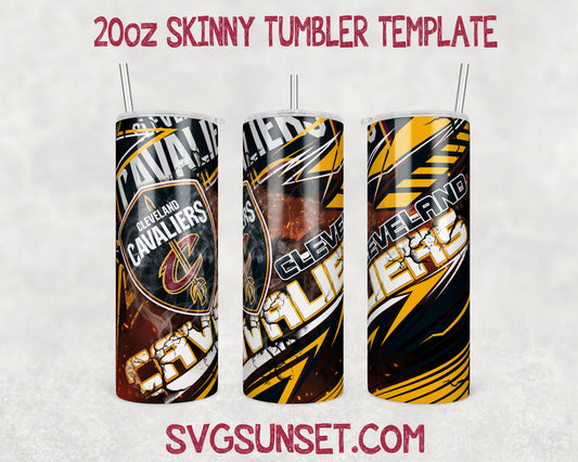 Cleveland Cavaliers Tumbler Wrap PNG, Cleveland Cavaliers Tumbler Wrap