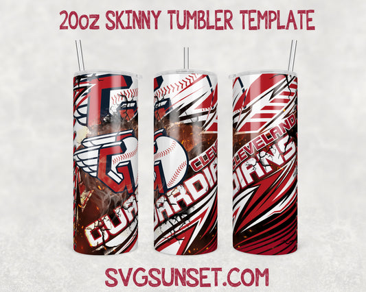 Cleveland Guardians Tumbler Wrap PNG, Cleveland Guardians Tumbler Wrap