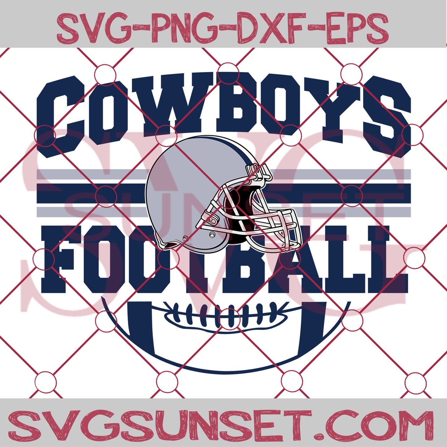 Cowboys Football SVG PNG, Dallas Cowboys SVG