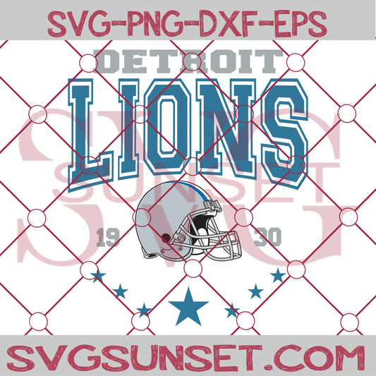 Detroit Lions Football 1930 SVG, Detroit Lions SVG