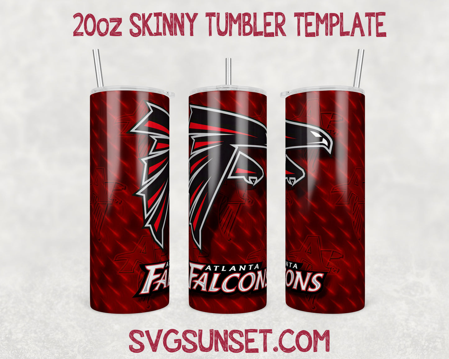 Football Atlanta Falcons Tumbler Wrap PNG, Atlanta Falcons Tumbler Wrap