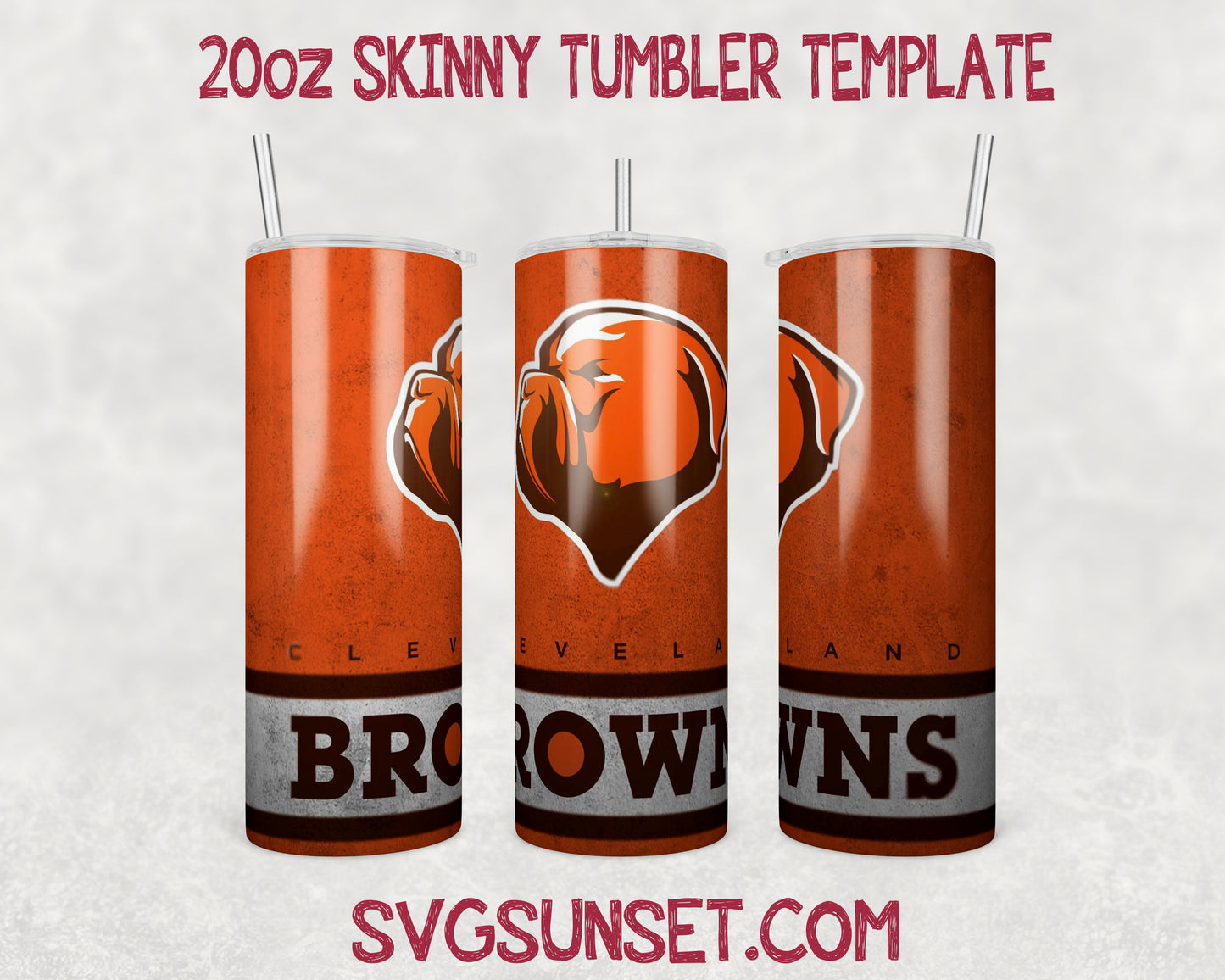 Football Cleveland Browns Tumbler Wrap PNG, Cleveland Browns Tumbler Wrap