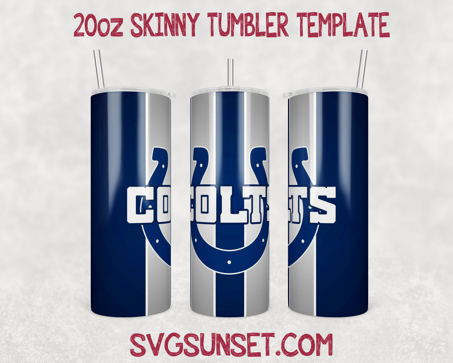 Football Indianapolis Colts Tumbler Wrap PNG, Indianapolis Colts Tumbler Wrap