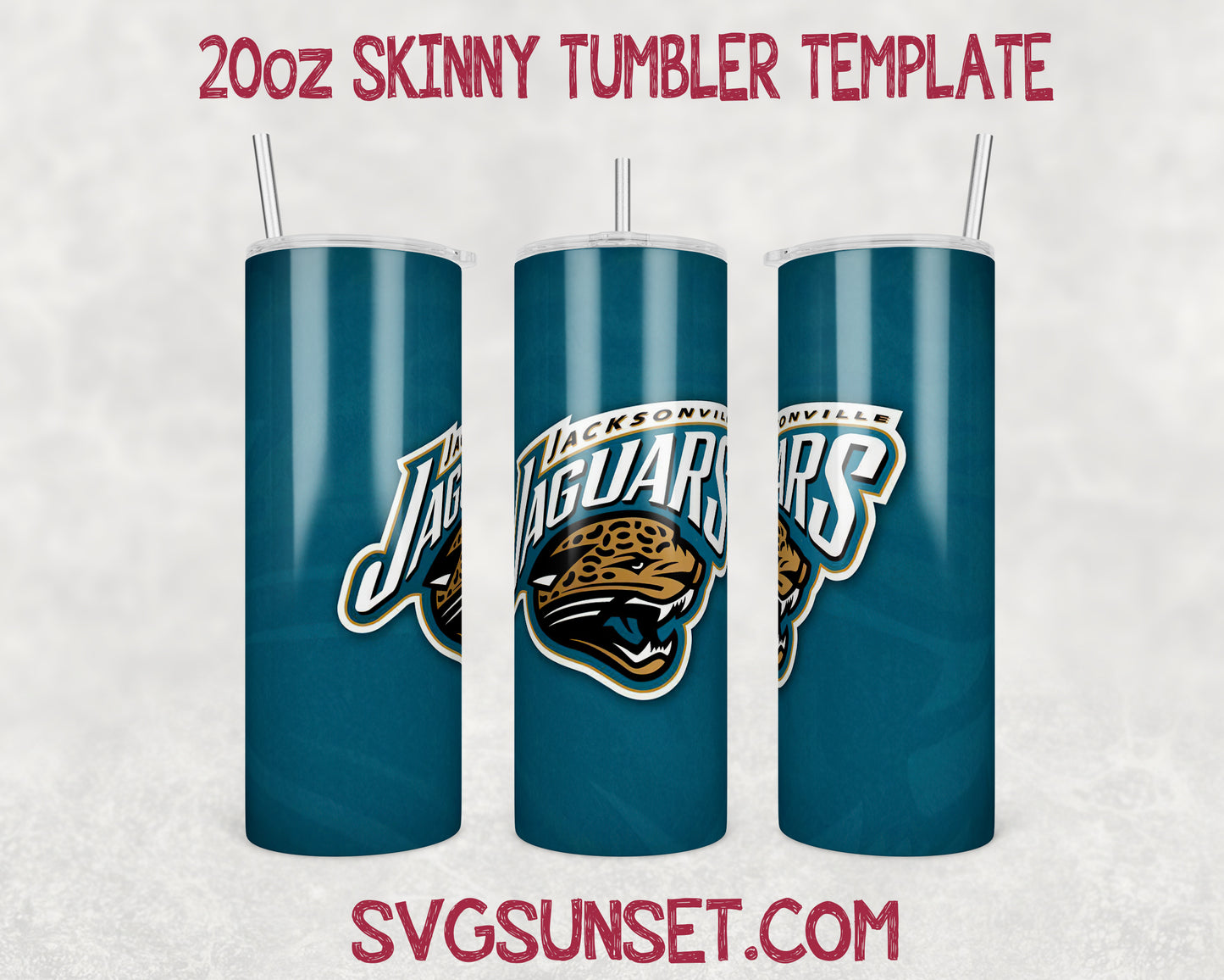 Football Jacksonville Jaguars Tumbler Wrap PNG, Jacksonville Jaguars Tumbler Wrap