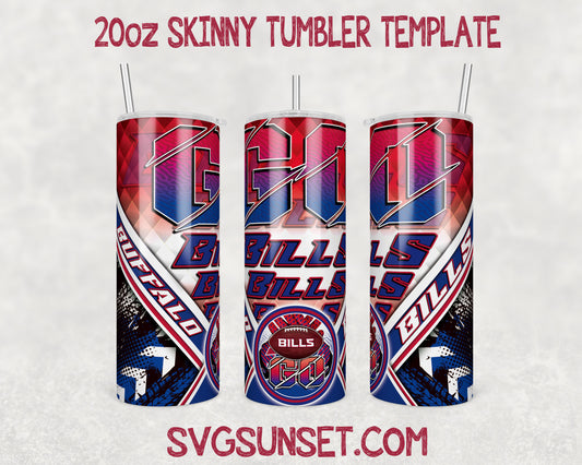 Go Buffalo Bills Tumbler Wrap PNG, Buffalo Bills Tumbler Wrap