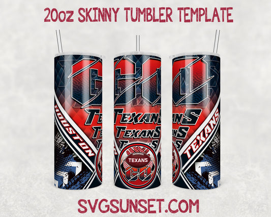 Go Houston Texans Tumbler Wrap PNG, Houston Texans Tumbler Wrap