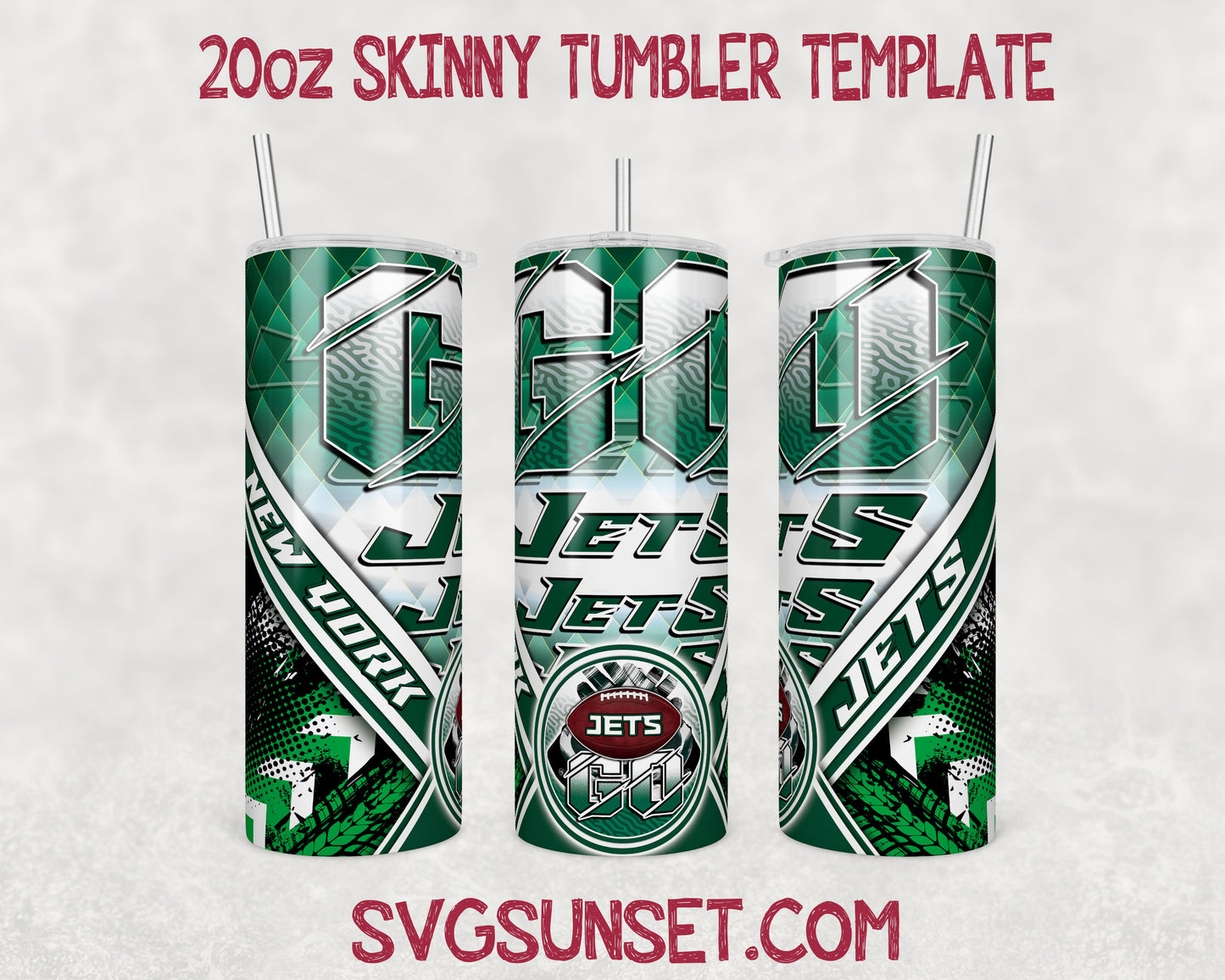 Go New York Jets Tumbler Wrap PNG, New York Jets Tumbler Wrap