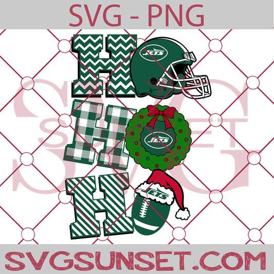 Ho Ho Ho New York Jets SVG PNG, New York Jets SVG