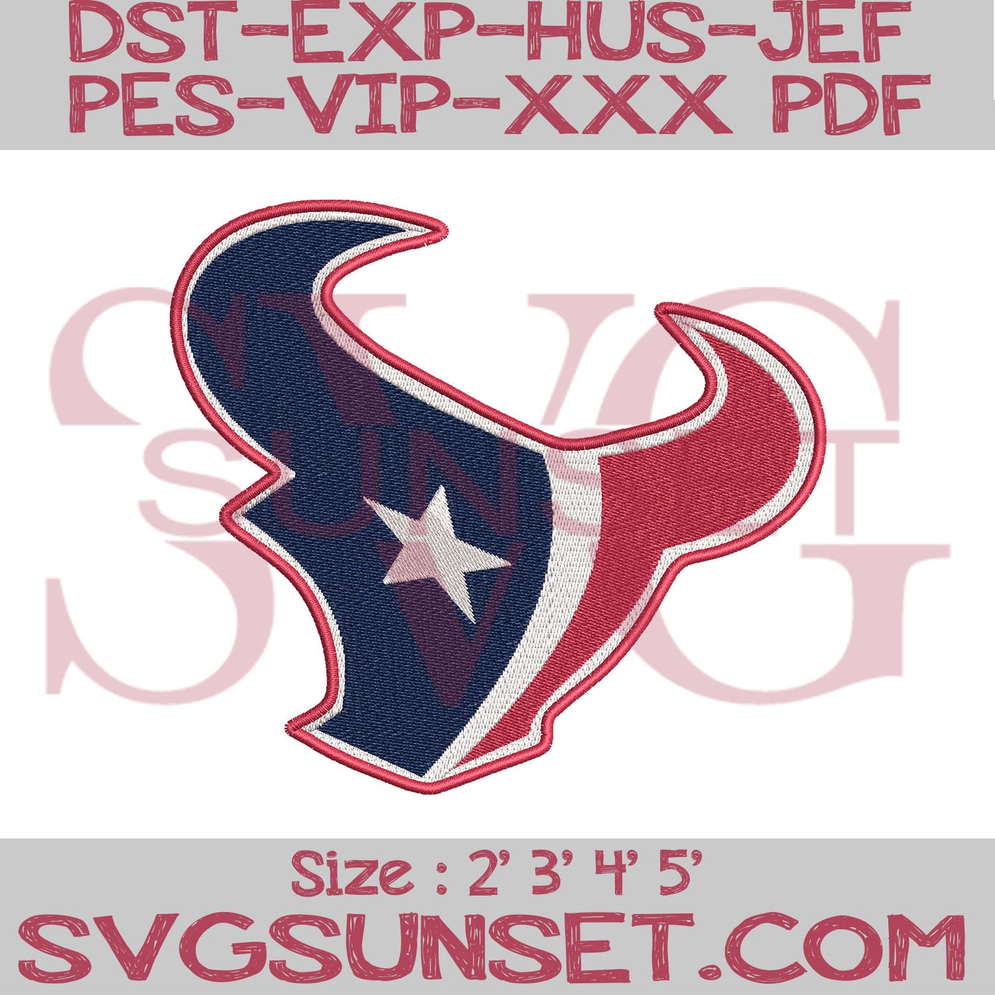 Houston Texans Embroidery Designs, Texans Embroidery Designs