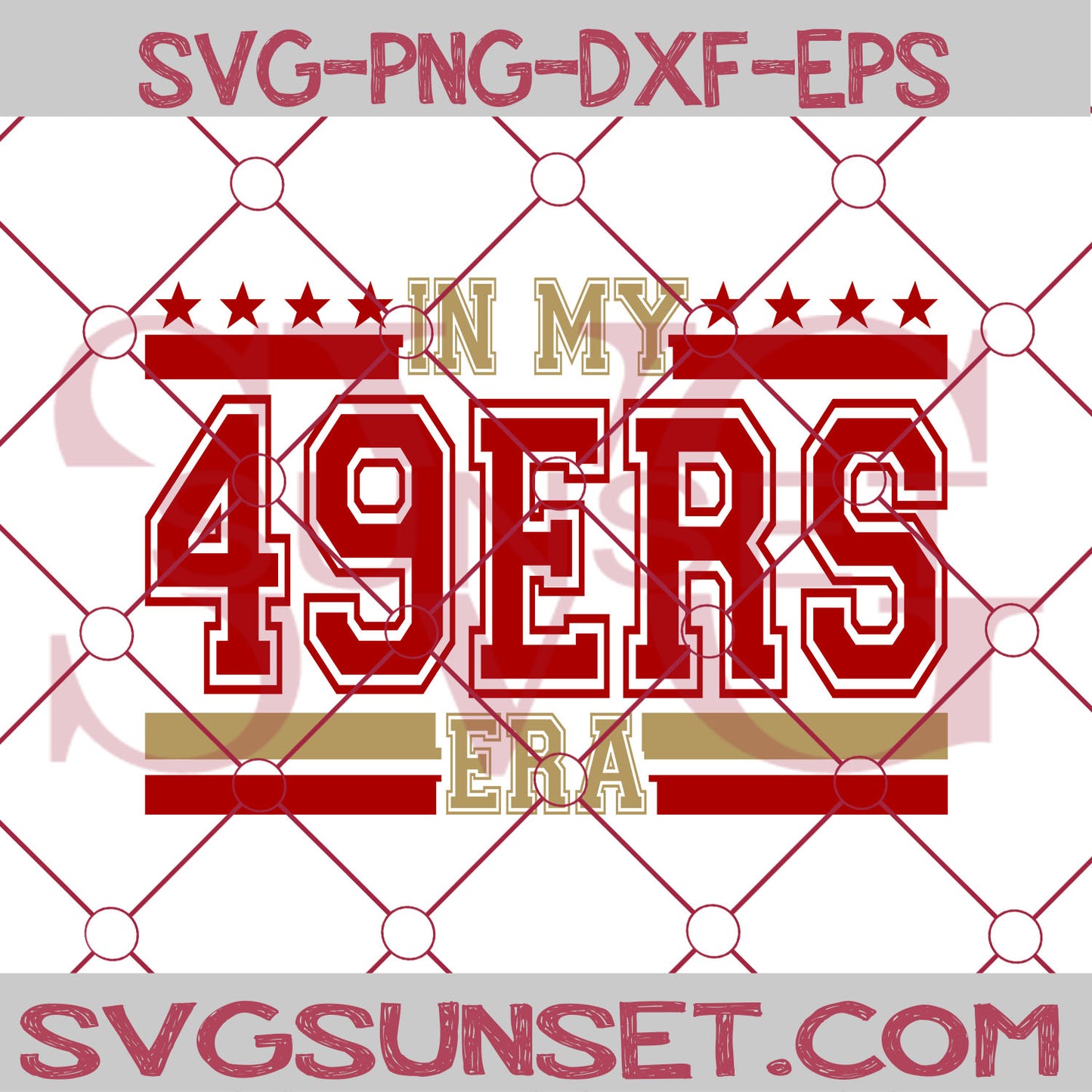 In My 49ers Era SVG PNG, San Francisco 49ers SVG