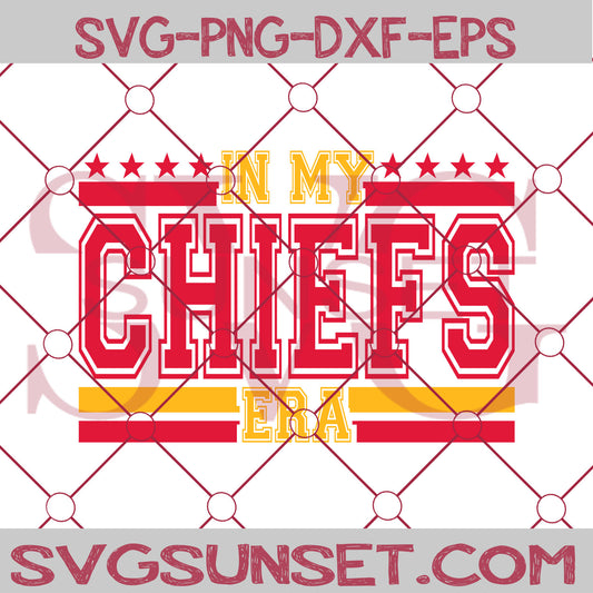 In My Chiefs Era SVG PNG, Kansas City Chiefs SVG