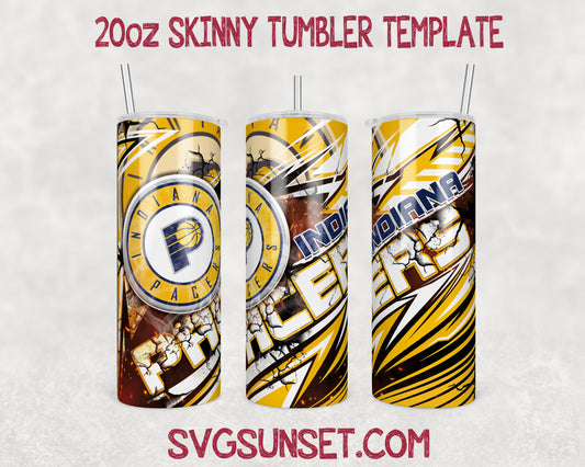 Indiana Pacers Tumbler Wrap PNG, Indiana Pacers Tumbler Wrap