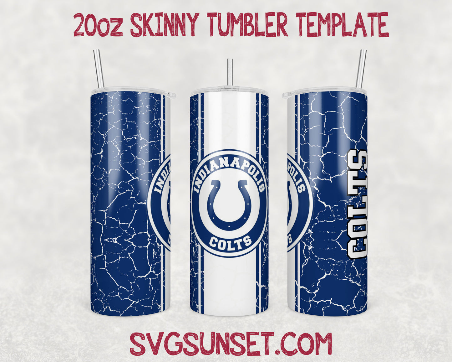 Indianapolis Colts Tumbler Wrap Designs PNG, Indianapolis Colts Tumbler Wrap