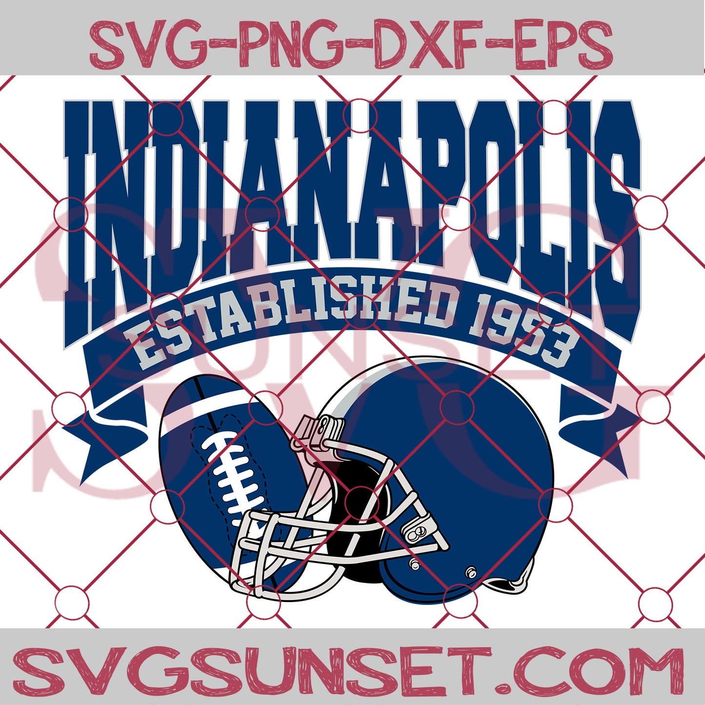 Indianapolis Established 1953 SVG, Indianapolis Colts SVG