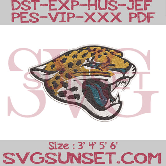 Jacksonville Jaguars Embroidery Designs, Jaguars Embroidery Designs