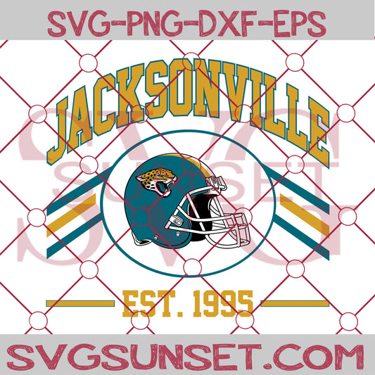 Jacksonville Jaguars Est 1995 SVG PNG, Jacksonville Jaguars SVG