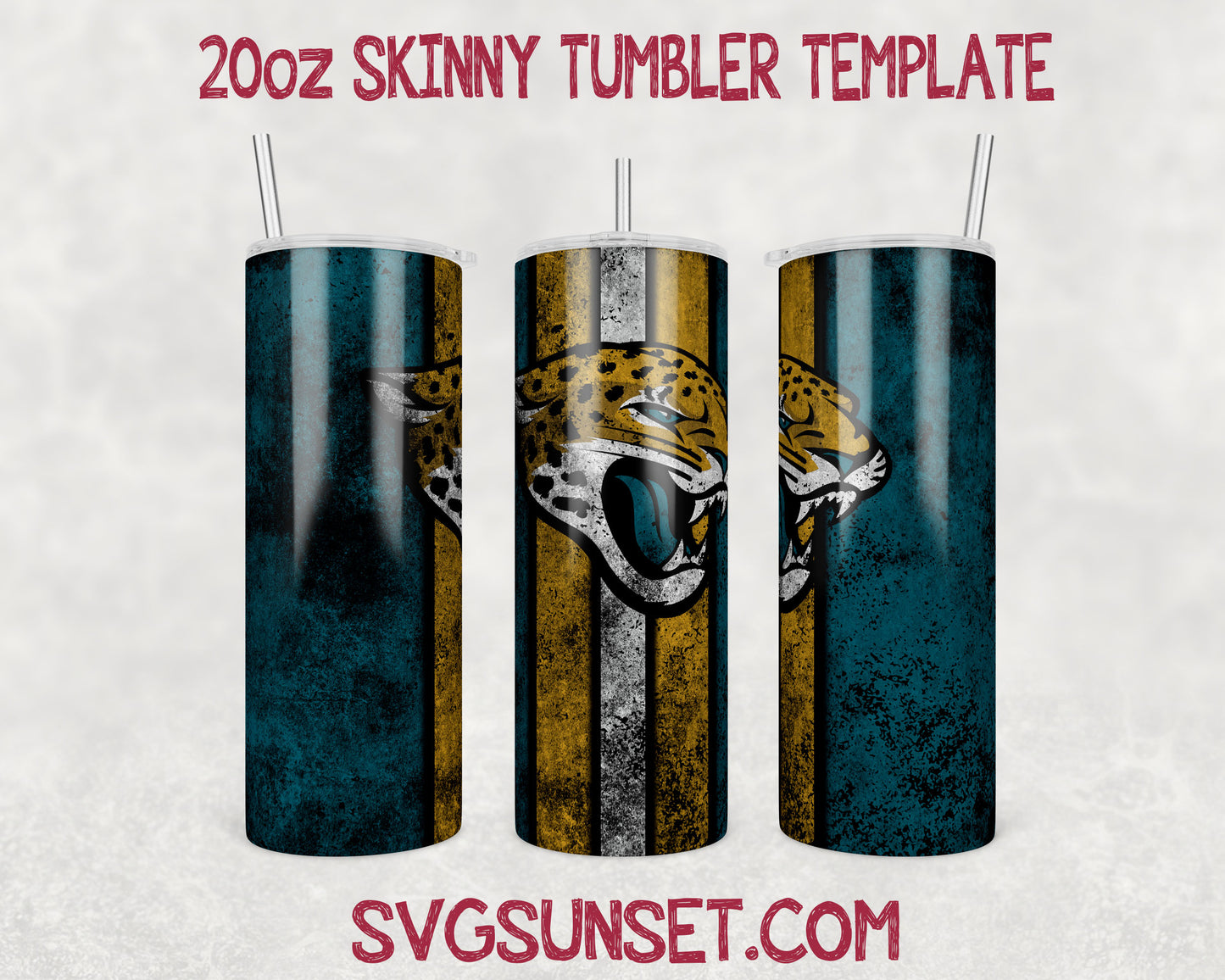 Jacksonville Jaguars Grunge Tumbler Wrap PNG, Jacksonville Jaguars Tumbler Wrap