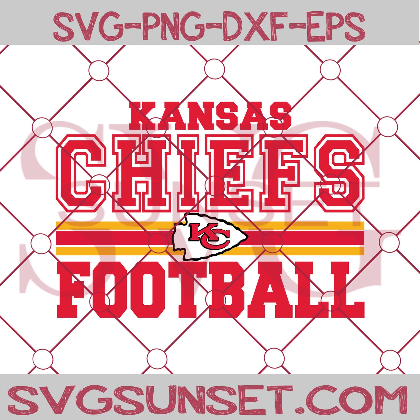 Kansas Chiefs Football SVG PNG, Kansas City Chiefs SVG