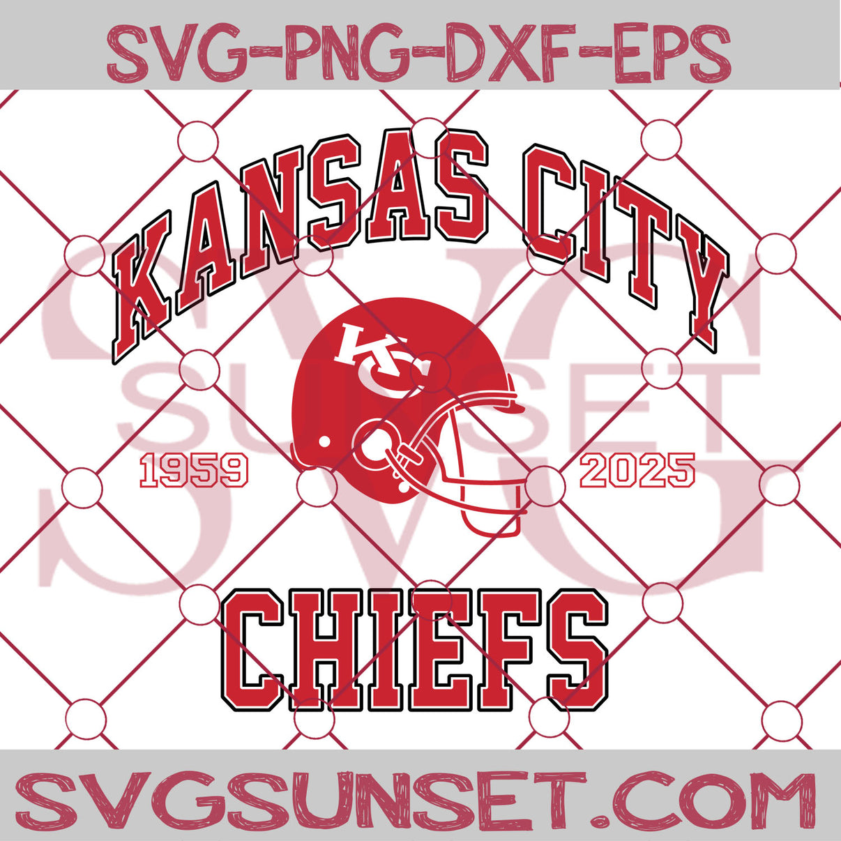 Kansas City Chiefs 1959 2025 SVG PNG, Kansas City Chiefs SVG