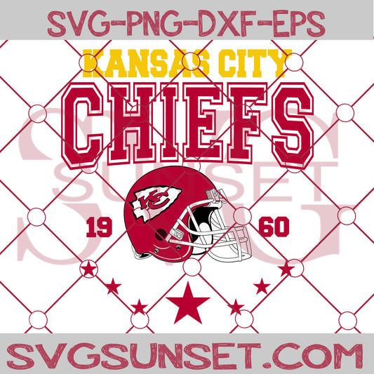 Kansas City Chiefs est 1960 SVG file, Kansas City Chiefs SVG