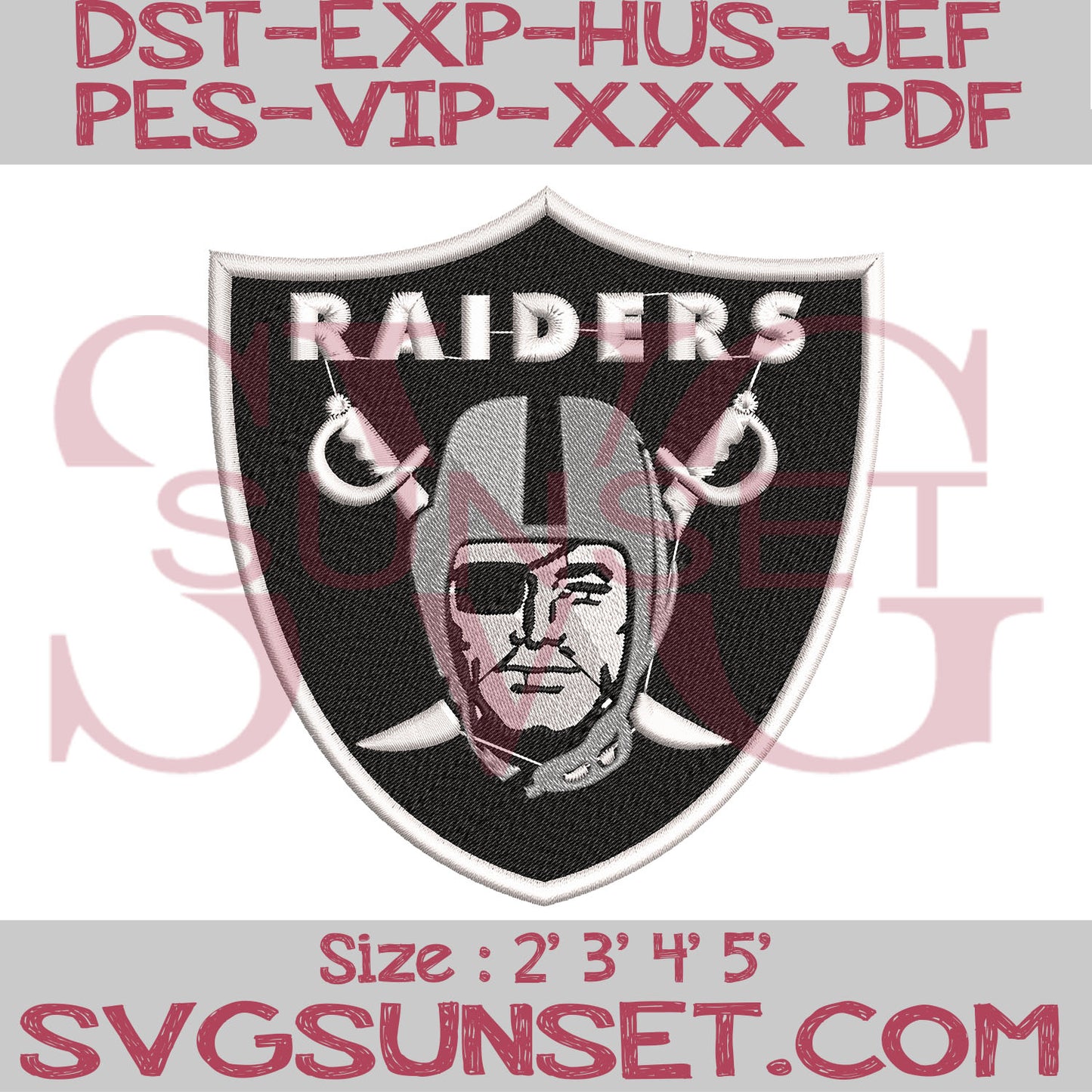 Las Vegas Raiders Embroidery Designs, Raiders Embroidery Designs