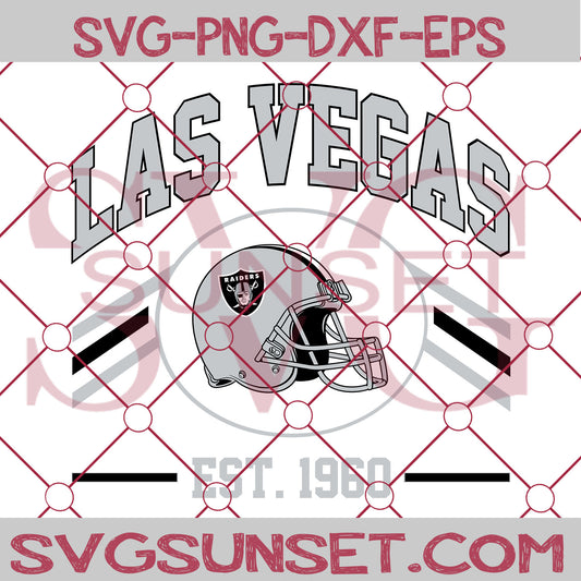 Las Vegas Raiders Est 1960 SVG PNG, Las Vegas Raiders SVG