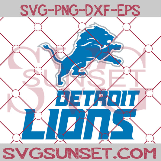 Logo Detroit Lions SVG PNG, Detroit Lions SVG