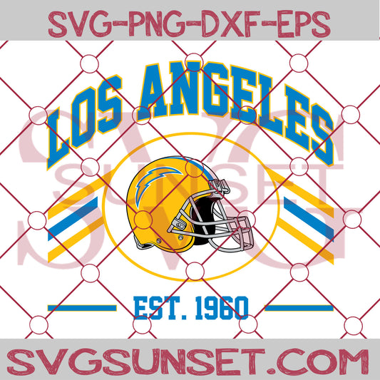 Los Angeles Chargers Est 1960 SVG PNG, Los Angeles Chargers SVG