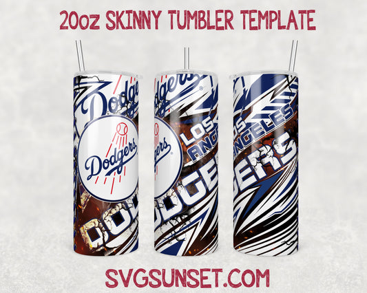 Los Angeles Dodgers Tumbler Wrap PNG, Los Angeles Dodgers Tumbler Wrap