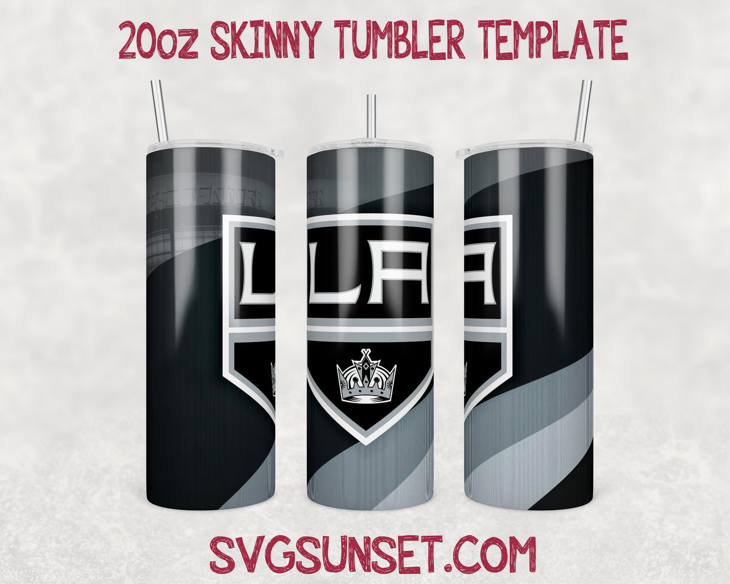 Los Angeles Kings Tumbler Wrap PNG, Los Angeles Kings Tumbler Wrap