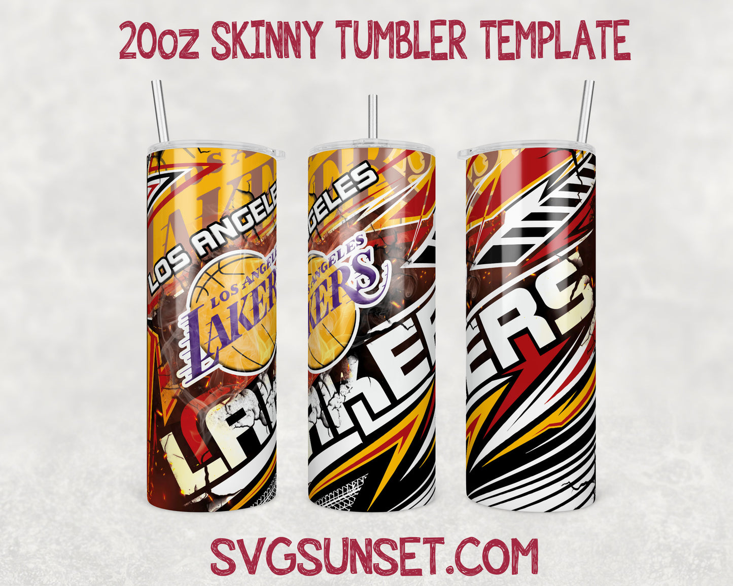 Los Angeles Lakers Tumbler Wrap PNG, Los Angeles Lakers Tumbler Wrap