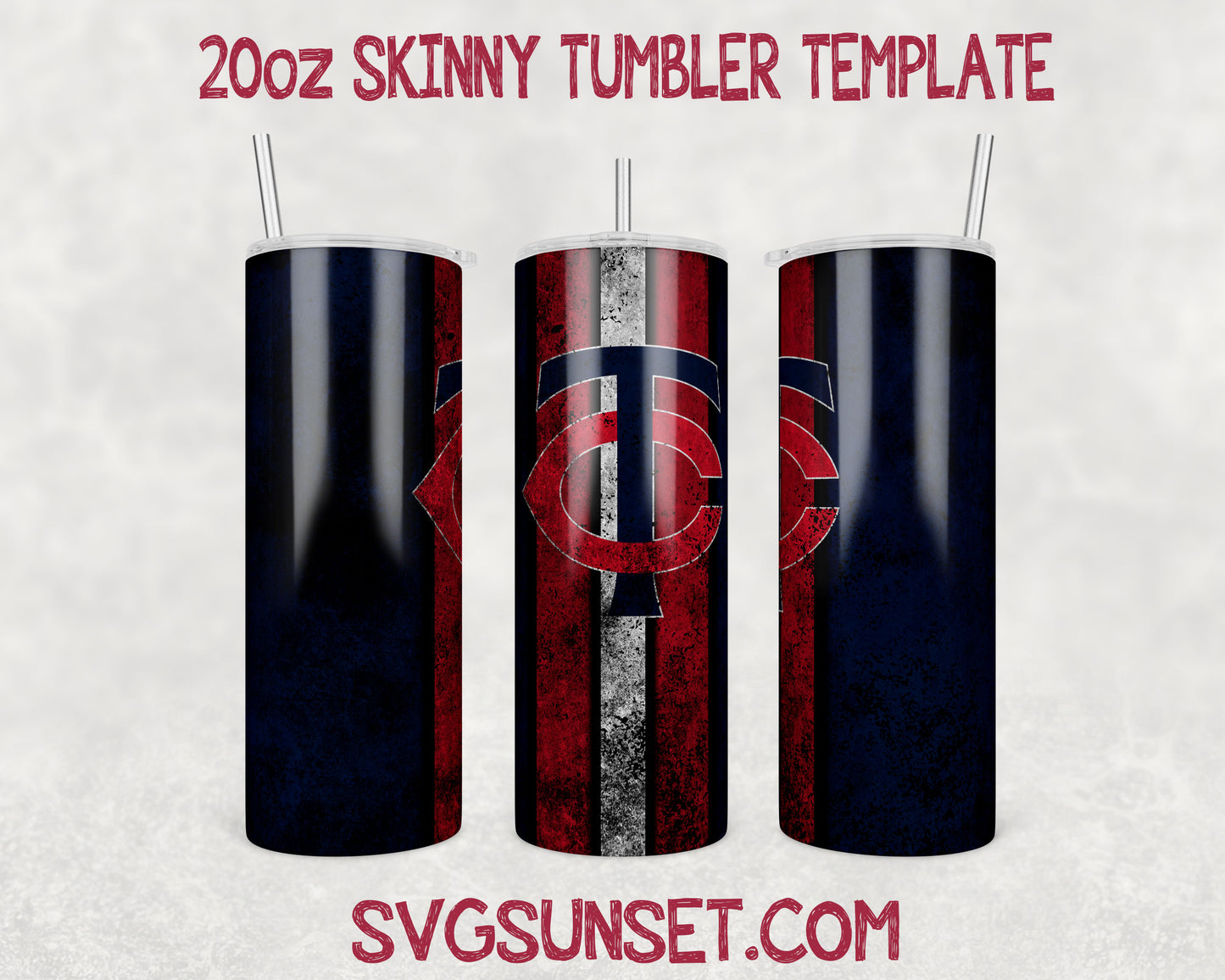 Minnesota Twins Grunge Tumbler Wrap PNG, Minnesota Twins Tumbler Wrap