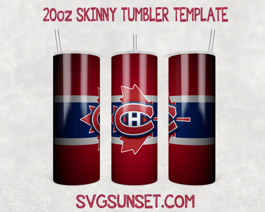 Montreal Canadiens Tumbler Wrap PNG, Montreal Canadiens Tumbler Wrap