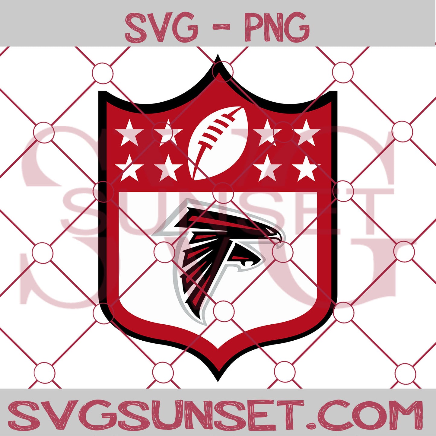 NFL Atlanta Falcons Logo SVG PNG, Atlanta Falcons Logo SVG