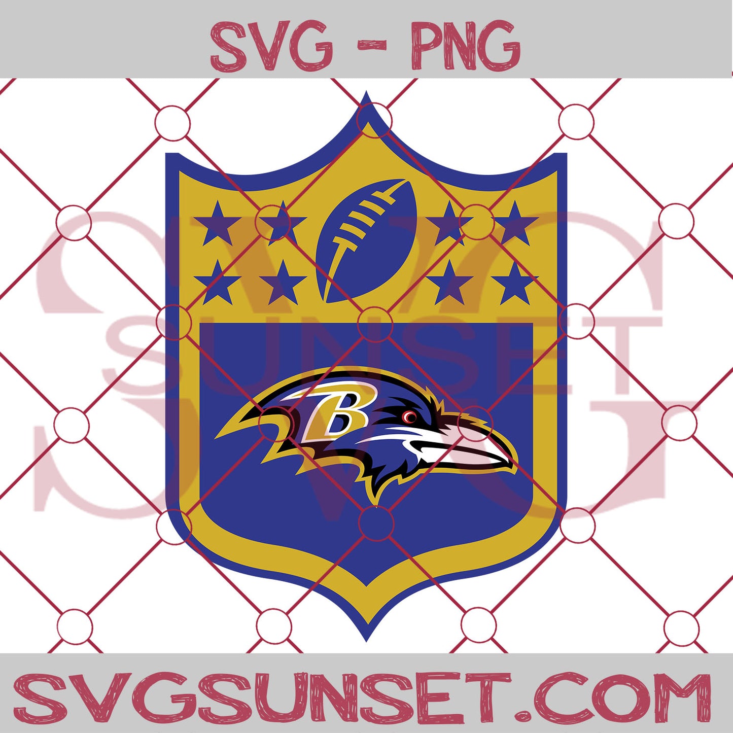 NFL Baltimore Ravens Logo SVG PNG, Baltimore Ravens Logo SVG