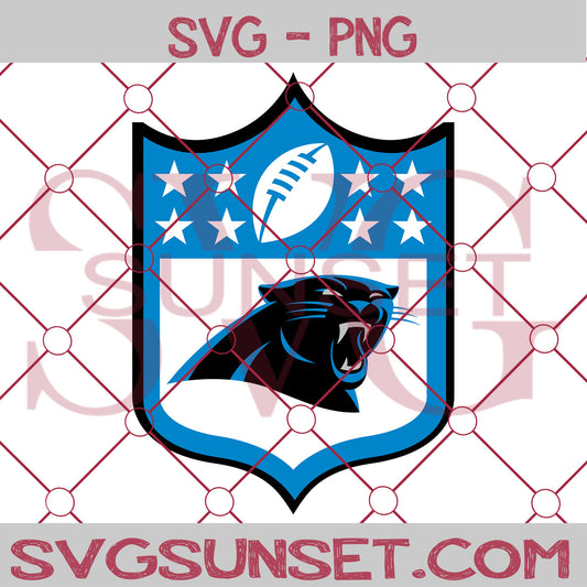 NFL Carolina Panthers Logo SVG PNG, Carolina Panthers Logo SVG