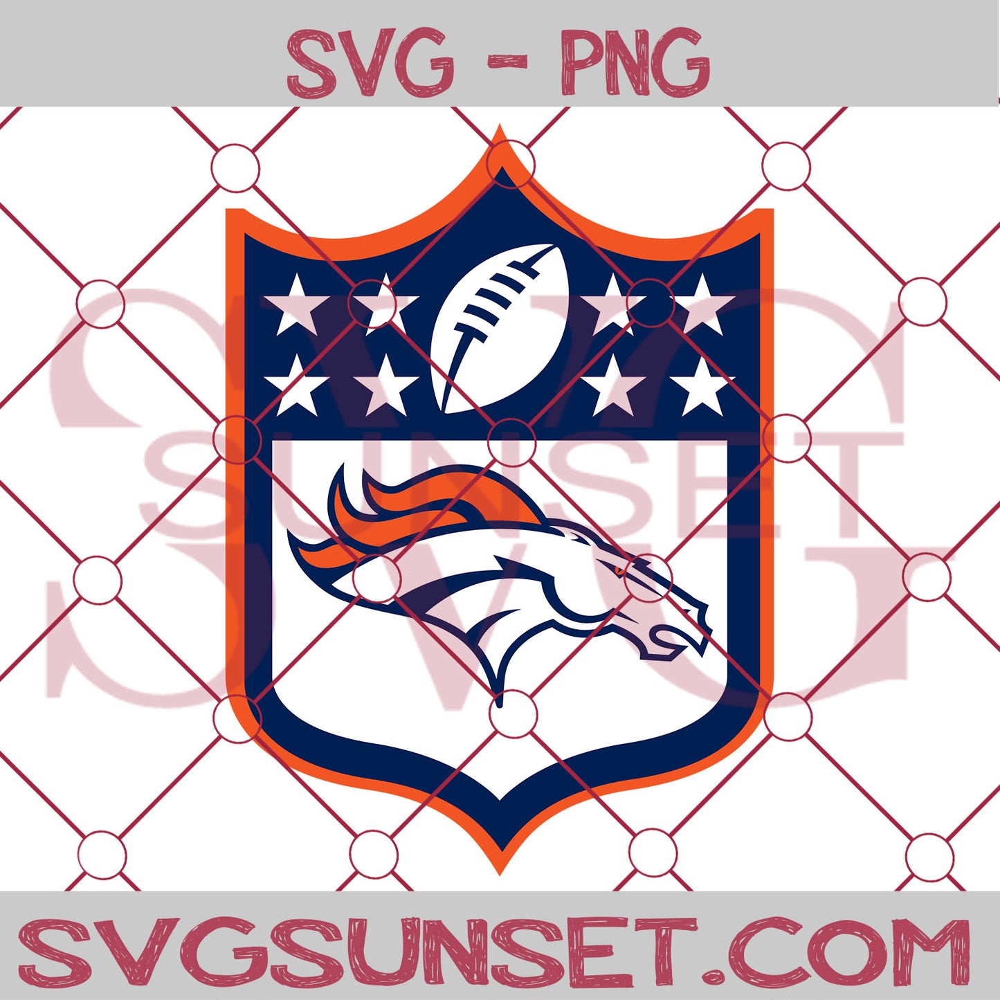 NFL Denver Broncos Logo SVG PNG, Denver Broncos Logo SVG