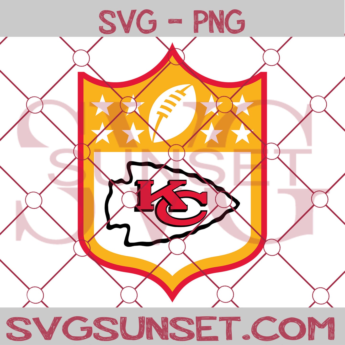 NFL Kansas City Chiefs Logo SVG PNG, Kansas City Chiefs Logo SVG